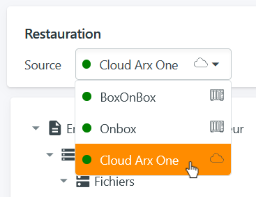 Sources de restauration